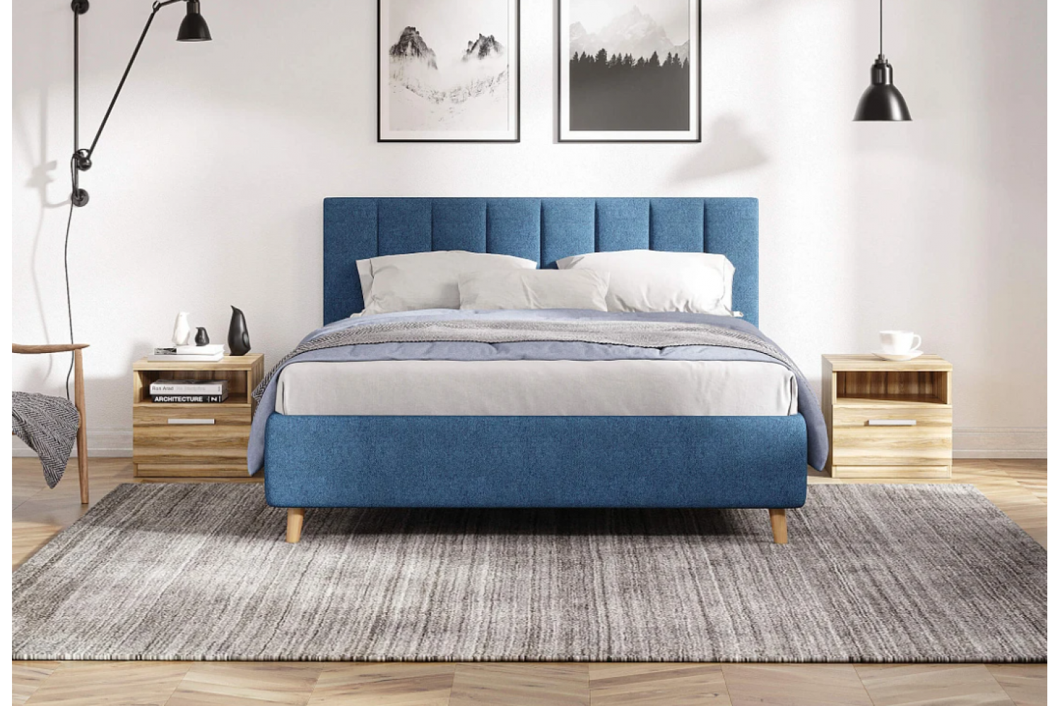 Новые модели доступных кроватей и мебели в скандинавском стиле
