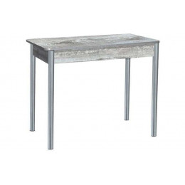 Нью йорк стол обеденный раздвижной / бетон темный/металлик
