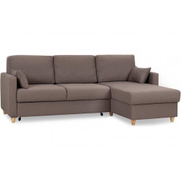 Дилан диван-кровать угловой ТД 421 Сага браун