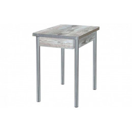 Глайдер стол обеденный / бетон темный/металлик