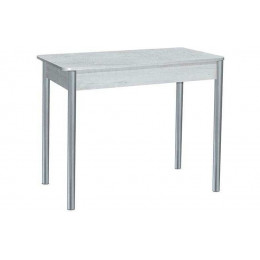 Нью йорк стол обеденный раздвижной / бетон белый/металлик