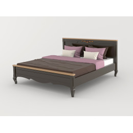 Кровать "Арредо" RAL 7022, козырек светло-коричневый